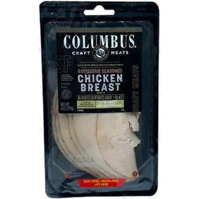 Columbus Rotisserie Seasoned Chicken Breast 6oz Pack