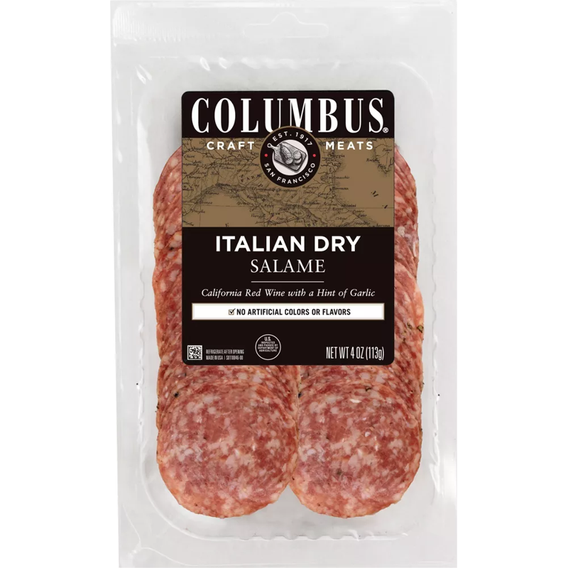 Columbus Italian Dry Salami 4oz Pack