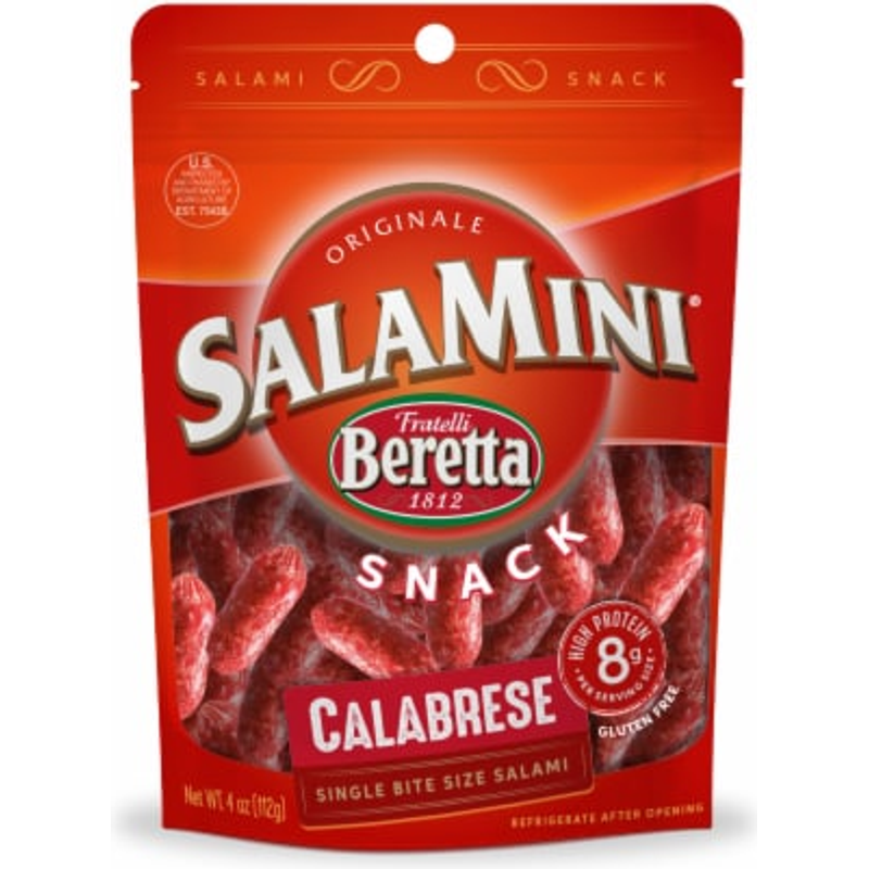 Beretta Salamini Snack Calabrese 4oz Bag