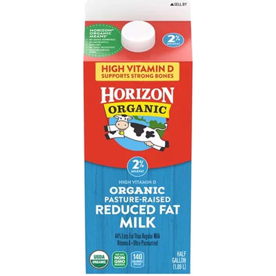 Horizon Organic 2% Reduced Fat Milk 64oz Box