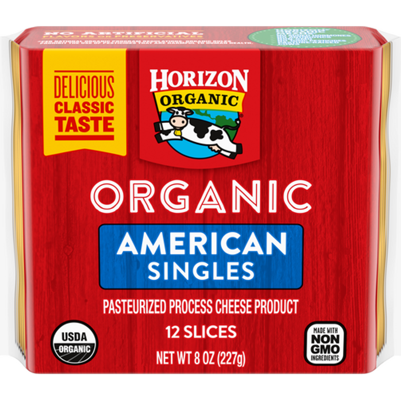Horizon Organic American Cheese Singles 12 ct 8 oz