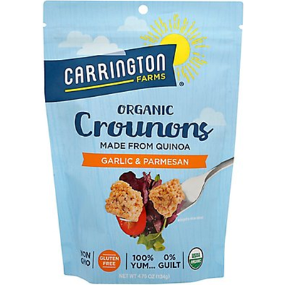 Carrington Farms Organic Crounons Garlic & Parmesan 4.75 oz