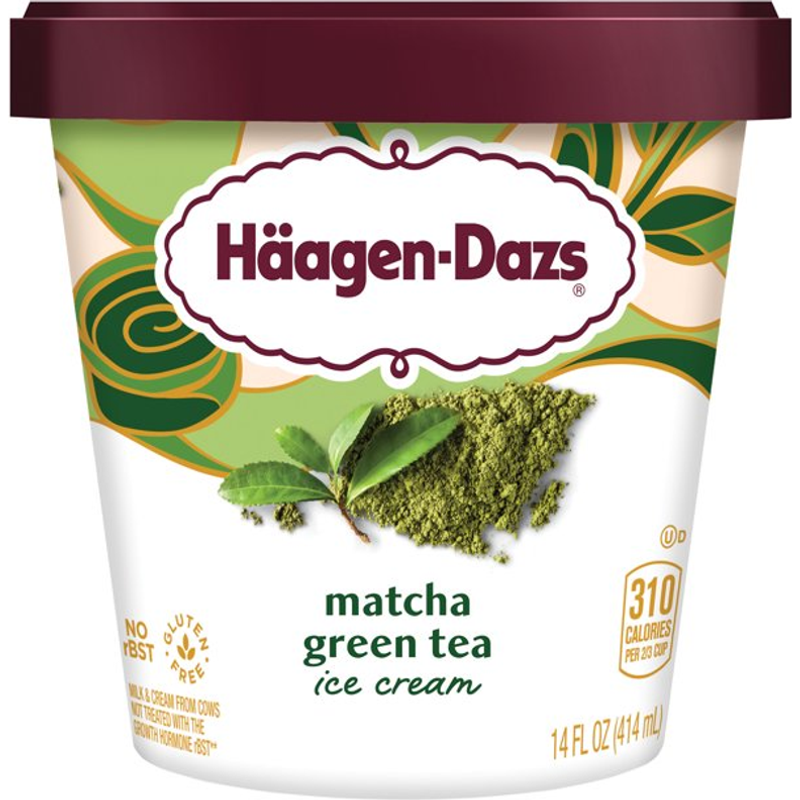 Haagen Dazs Green Tea Ice Cream 14oz Container