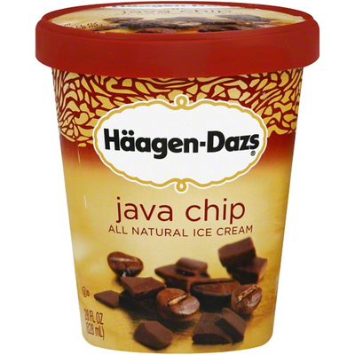 Haagen-Dazs Java Chip Ice Cream 14oz Container