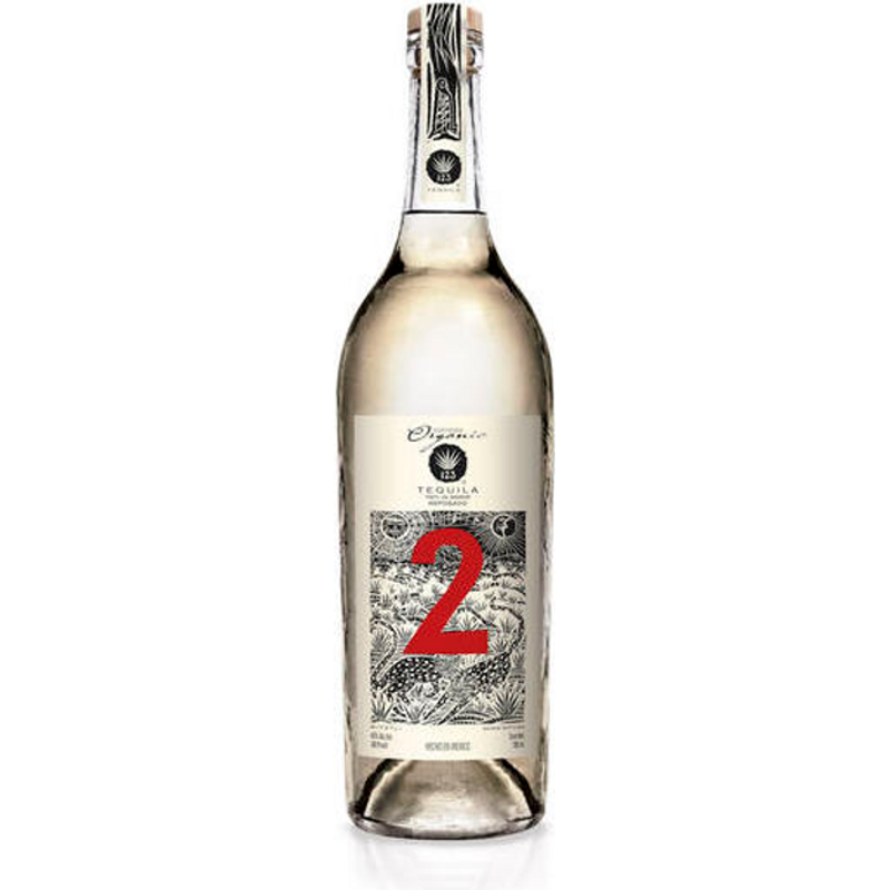 123 Organic Reposado Tequila (Dos) 750ml Bottle