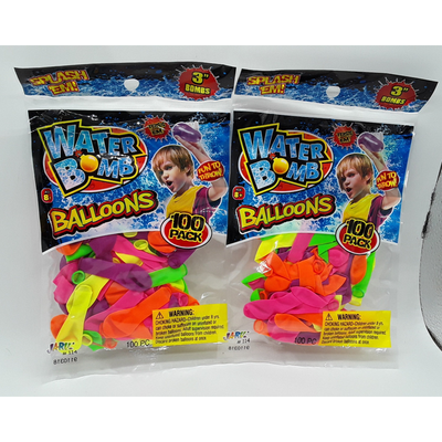 Water Bomb Balloons 100ct Pack