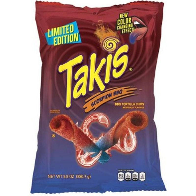 Takis Scorpion Bbq 9.9oz Bag