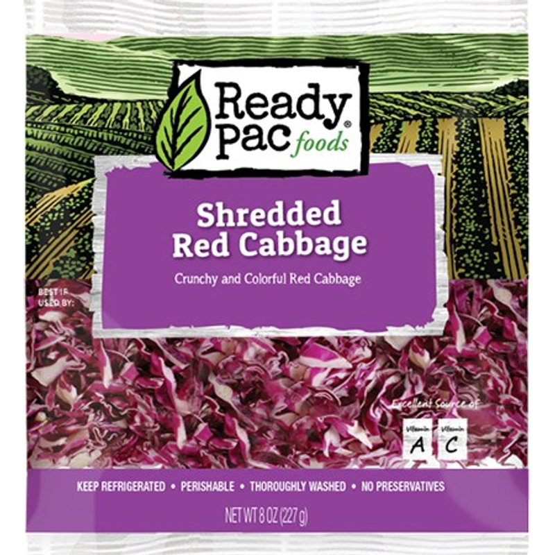 Ready Pac Food Shredded Red Cabbage 8oz Bag