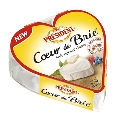 President Coeur De Brie Cheese 6.5oz Piece