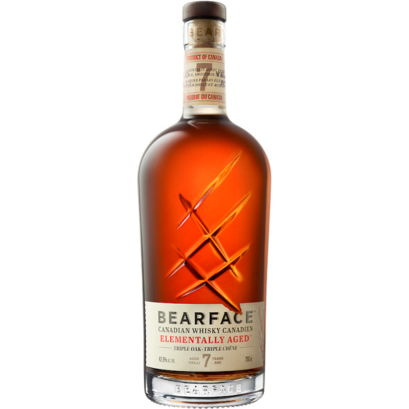 Bearface Triple Oak Canadian Whisky 750mL