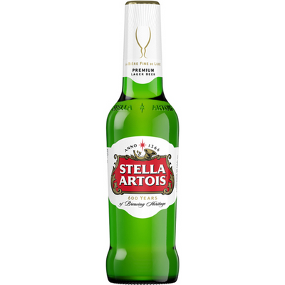 Stella Artois Premium Lager 12 Pack 11.2 oz Bottles