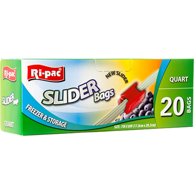 Ri-pac Slider Storage Bags 20ct Box