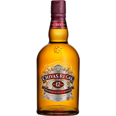 Chivas Regal Premium Blended Scotch Whisky 12 Year 750mL