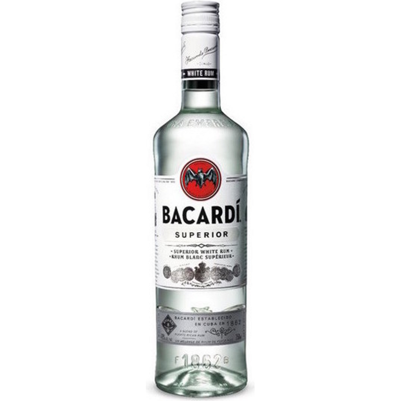 Bacardi Superior Light Rum 375mL