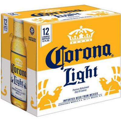 Corona Light 12 Pack 12 oz Bottles