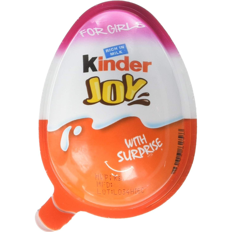 Kinder Joy for girls with Surprise Eggs Chocolate 2oz Count