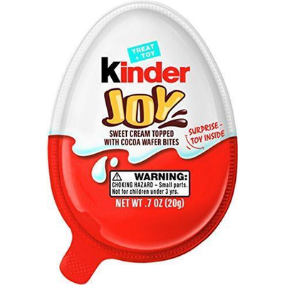 For Boys Kinder Joy Chocolates 2oz Count