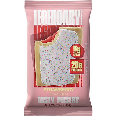 Legendary Foods Strawberry Tasty Pastry 2.2oz Pack