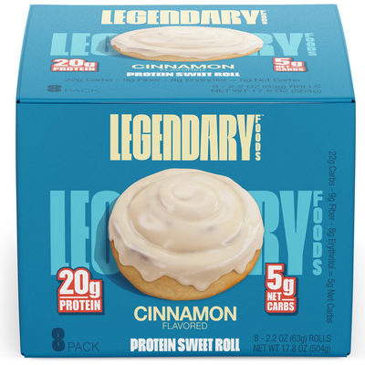 Legendary Foods Cinnamon Protein Sweet Roll 2.2oz Pack