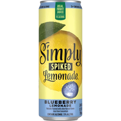 Simply Spiked Lemonade Blueberry 24oz Can