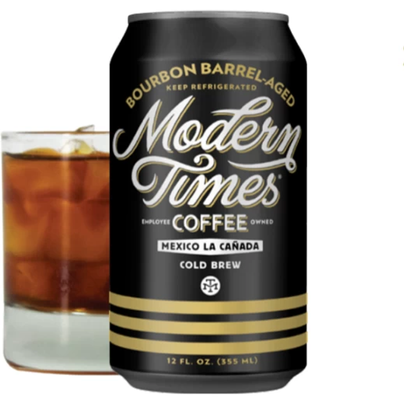 Modern Times Coffee Bourbon Barrel-aged Cold Brew 12oz Can