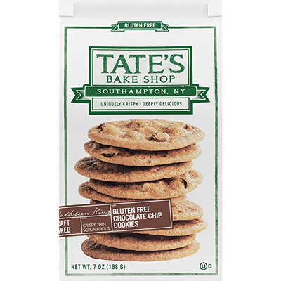 Tate's Bake Shop Gluten Free Chocolate Chip Cookies 7oz Bag