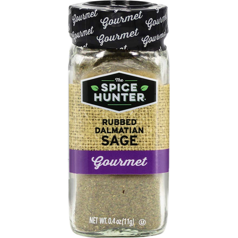 Spice Hunter Rubbed Dalmatian Sage 0.4oz Bottle