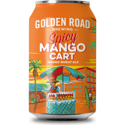 Golden Road Spicy Mango Cart 6 Pack 12 oz Cans 4% ABV