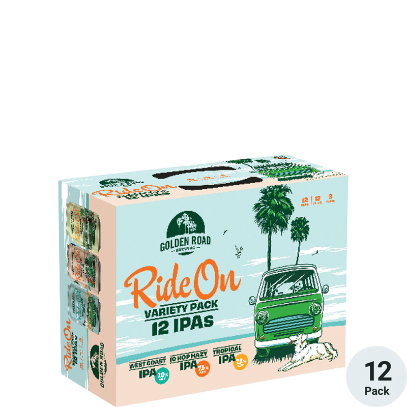 Golden Road Ride On Ipa Variety Pack 12oz Box