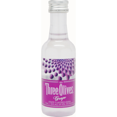 Three Olives Grape 50ml Bottle