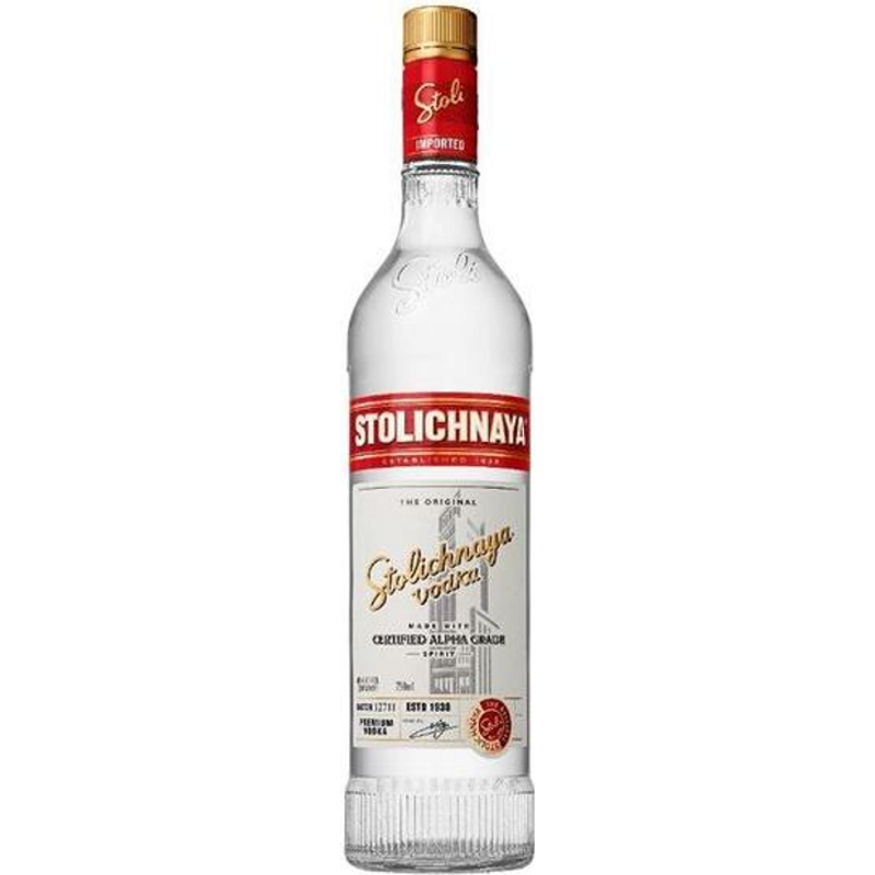 Stolichnaya Red Label Russian Vodka 200mL