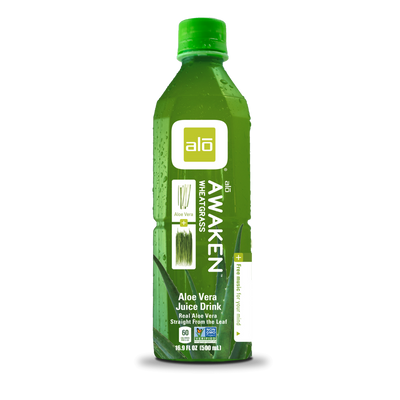 Alo Wheatgrass Aloe Vera Juice 16.9 oz