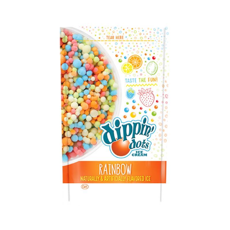 Dippin Dots Rainbow Ice Cream 2.5oz Count House of Ambrose