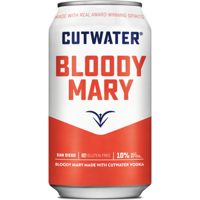 Cutwater Spirits Mild Bloody Mary with Fugu Vodka Cocktail 355mL Aluminium Can