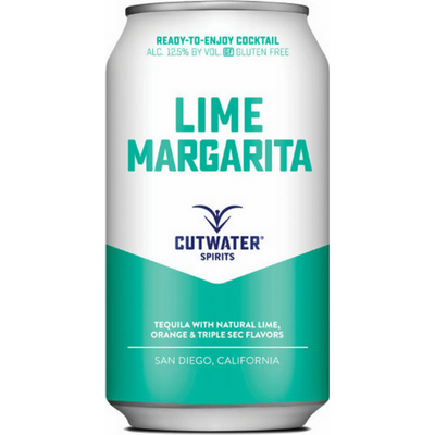 Cutwater Spirits Lime Tequila Margarita Cocktail 12 oz Can