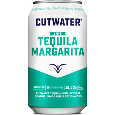 Cutwater Cocktails Lime Margarita 4 Pack 12oz Cans