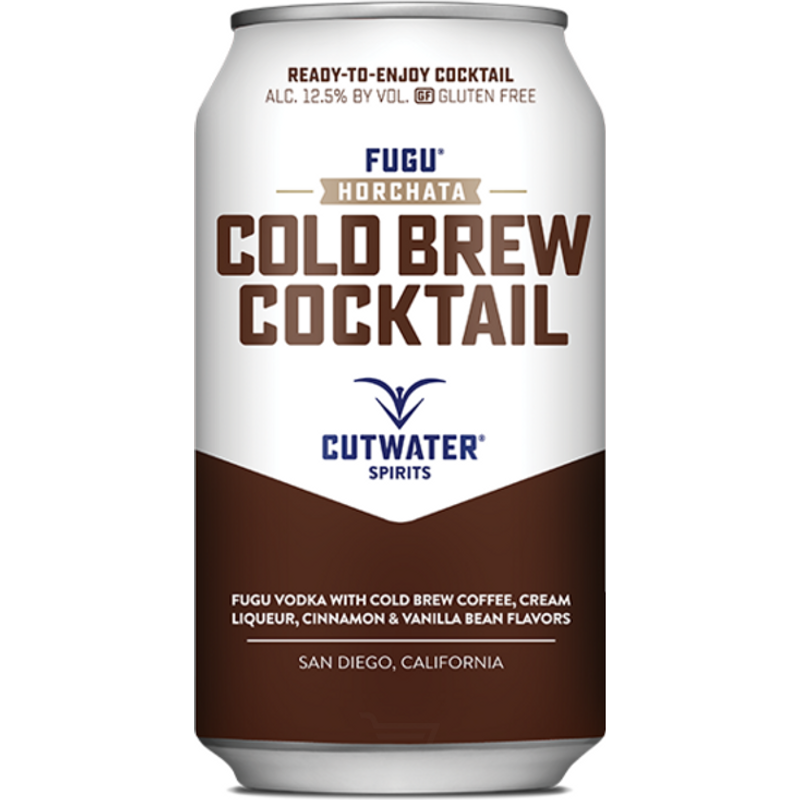 Cutwater Horchata Cold Brew Cocktail 4x 12oz Cans