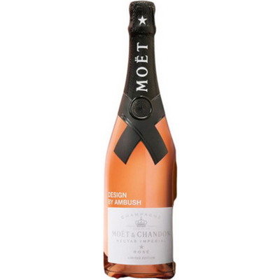 Moet & Chandon Nectar Imperial Rose Limited Edition Desigh By Ambush 750ml Bottle