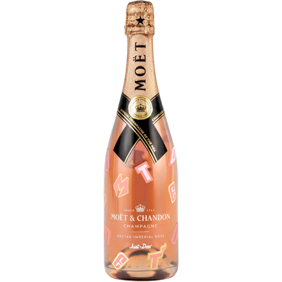 Moet & Chandon Nectar Imperial Rose NBA Collection By Just Don 750mL Bottle