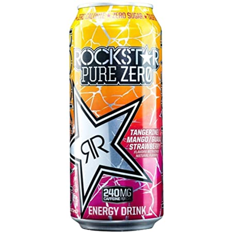 Rockstar TMGS Pure Zero Energy Drink 16oz Can