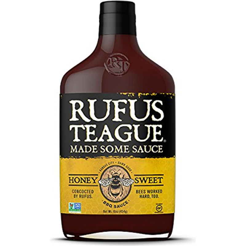 Rufus Teague Made Some Sauce BBQ Sauce Honey Sweet 16 oz Bottle