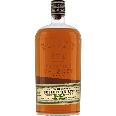 Bulleit 95 Rye Frontier Whiskey Straight American Rye Whiskey 750mL