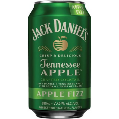 Jack Daniel’s Apple Fizz Cocktail 355ml Can