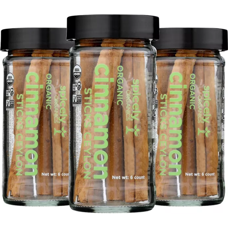 Spicely Organics Organic Cinnamon Sticks Ceylon 5.36oz Pack