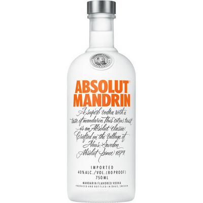 Absolut Country of Sweden Mandarin Vodka 750mL