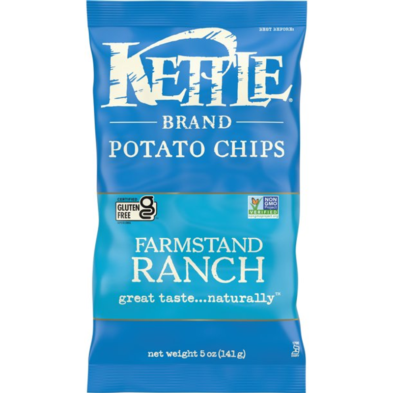 Kettle Brand Farmstand Ranch Potato Chips 5oz Bag