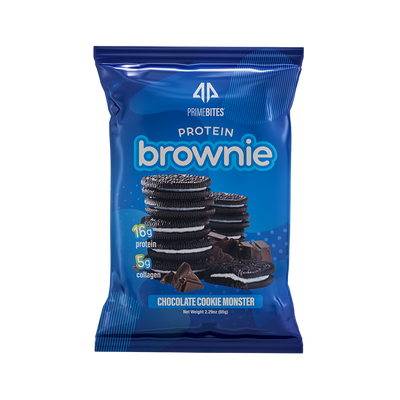 Ap Primebites Protein Brownie Chocolate Cookie Monster 2.29oz Bag