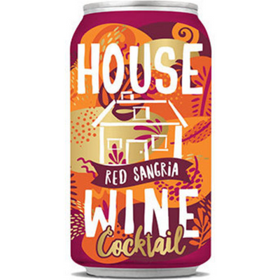 House Wine Sangria Red Wine Blend Aluminium Can 375mL