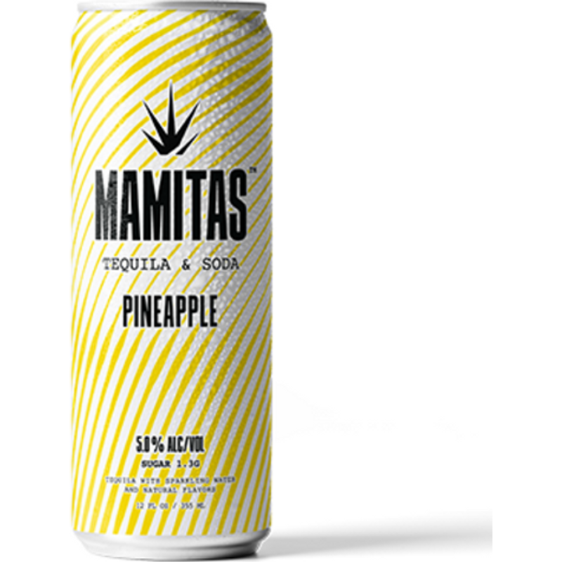 Mamitas Pineapple Tequila + Soda 12oz Can