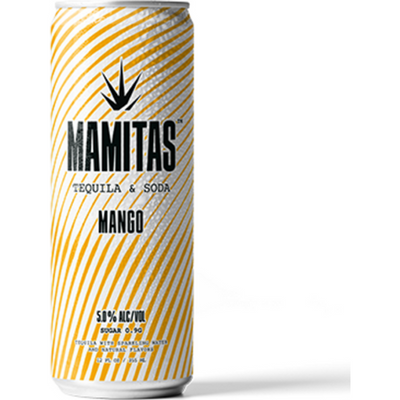 Mamitas Mango Tequila + Soda 4x 12oz Cans